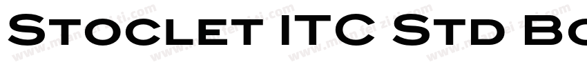 Stoclet ITC Std Bold字体转换